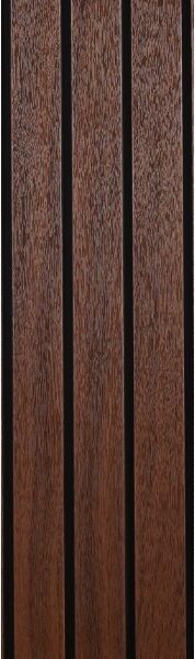 Wooden Effect PN 00385 10 ft x 1 ft Brown PVC Panel - 10 mm