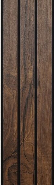 Wooden Effect PN 00390 10 ft x 1 ft Brown PVC Panel - 10 mm
